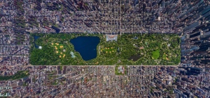 Manhattan-New-York-USA-overhead-view